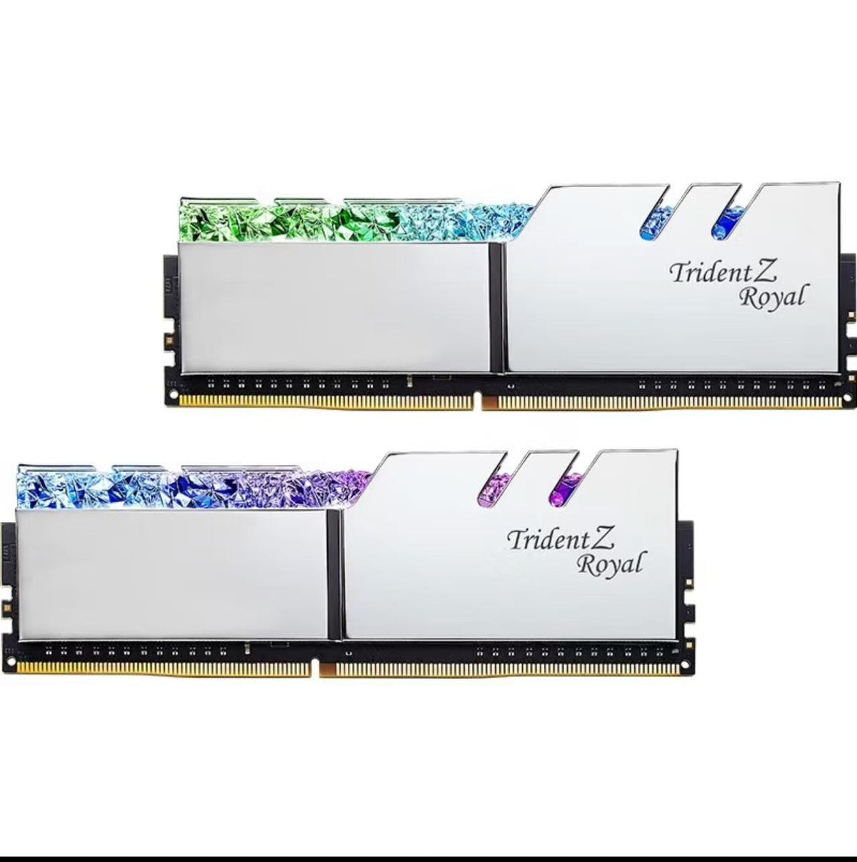 Used SKILL 8G 16GB 32GB 48GB 64GB 32G*2 24G*2 16G*2 8G*2 3600MHz 4000MHz Trident Z Royal Desktop Part DDR4 RGB Memory Ram