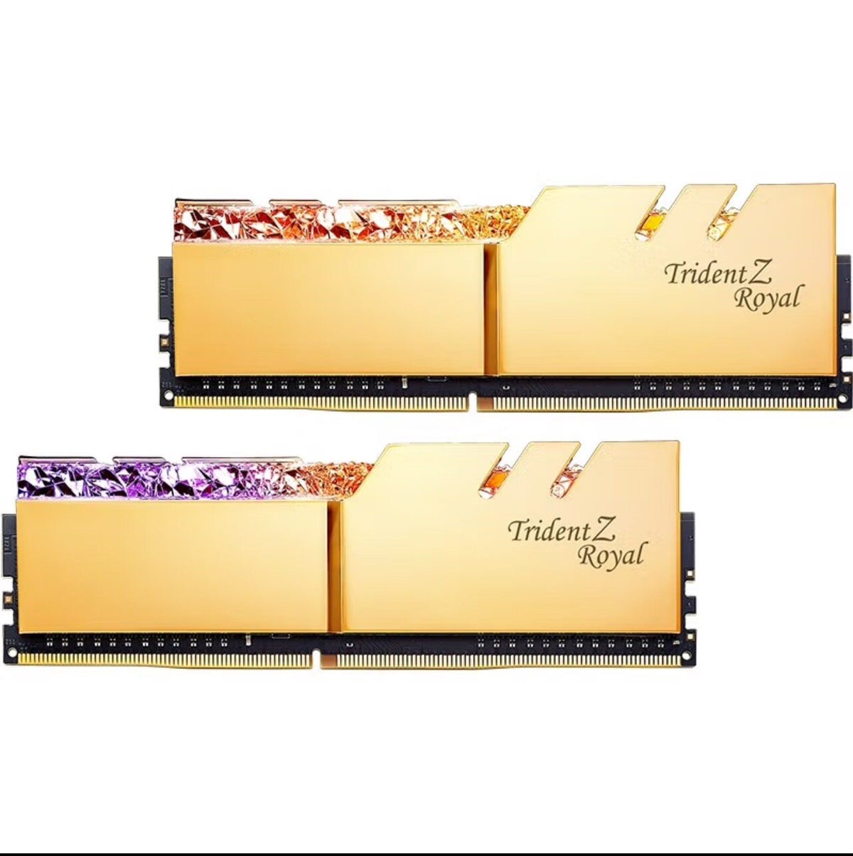 Used SKILL 8G 16GB 32GB 48GB 64GB 32G*2 24G*2 16G*2 8G*2 3600MHz 4000MHz Trident Z Royal Desktop Part DDR4 RGB Memory Ram